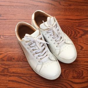 Greats Italian made white leather sneaker